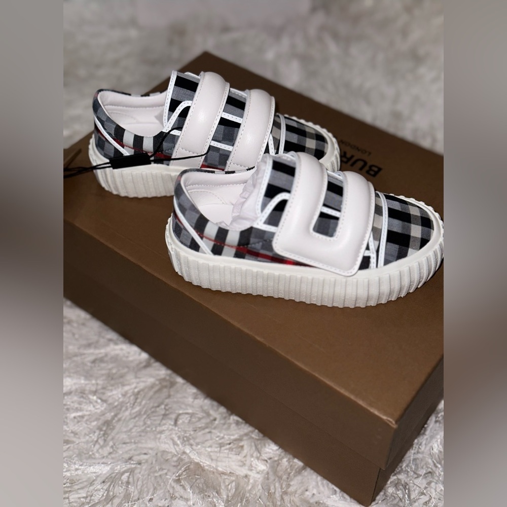 Burberry blue check Kids sneakers